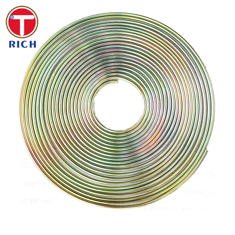 Tubos de aço com parede dupla e tubo de aço com baixo teor de carbono, revestidos de cobre para uso automóvel