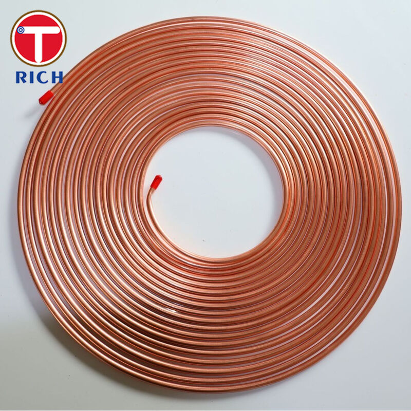 Tubos de aço com parede dupla e tubo de aço com baixo teor de carbono, revestidos de cobre para uso automóvel