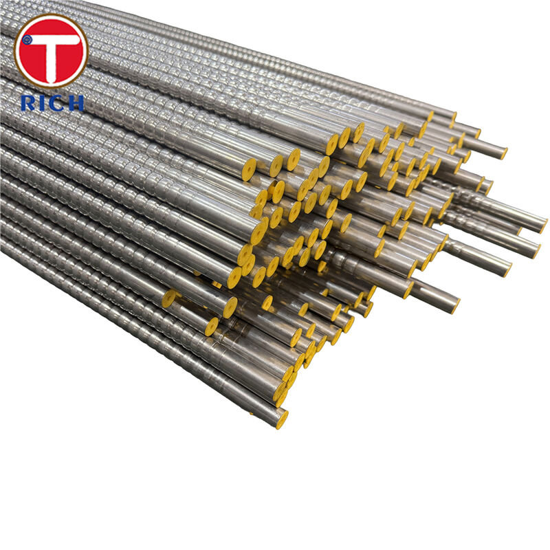 Tubos corrugados de aço inoxidável Tubos de ondas rígidas para serviço de gás com grau de trocador de calor e resistência à corrosão