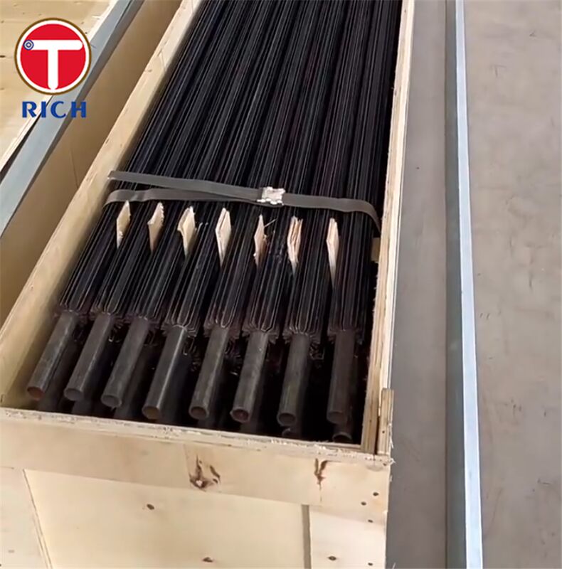 Tubos aletados longitudinais soldados resistentes à corrosão com alta tolerância à temperatura para transferência de calor aprimorada em trocadores de calor de óleo