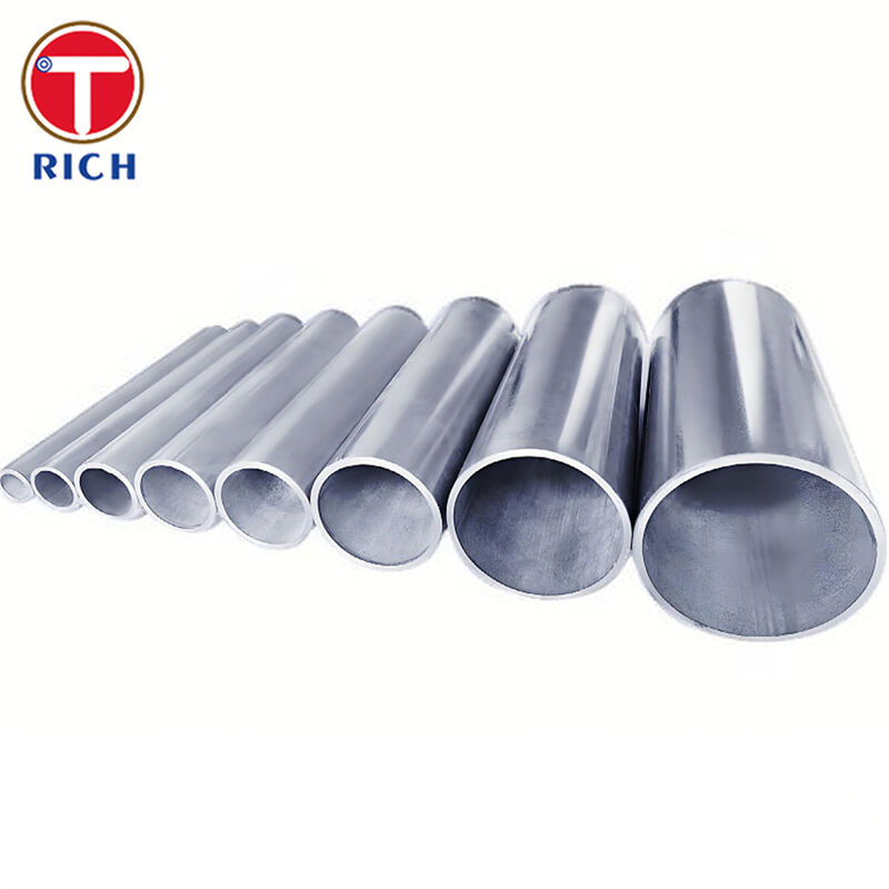 Tubo de aço ERW para tubulação comum com superfície galvanizada e OD de 30-325 mm