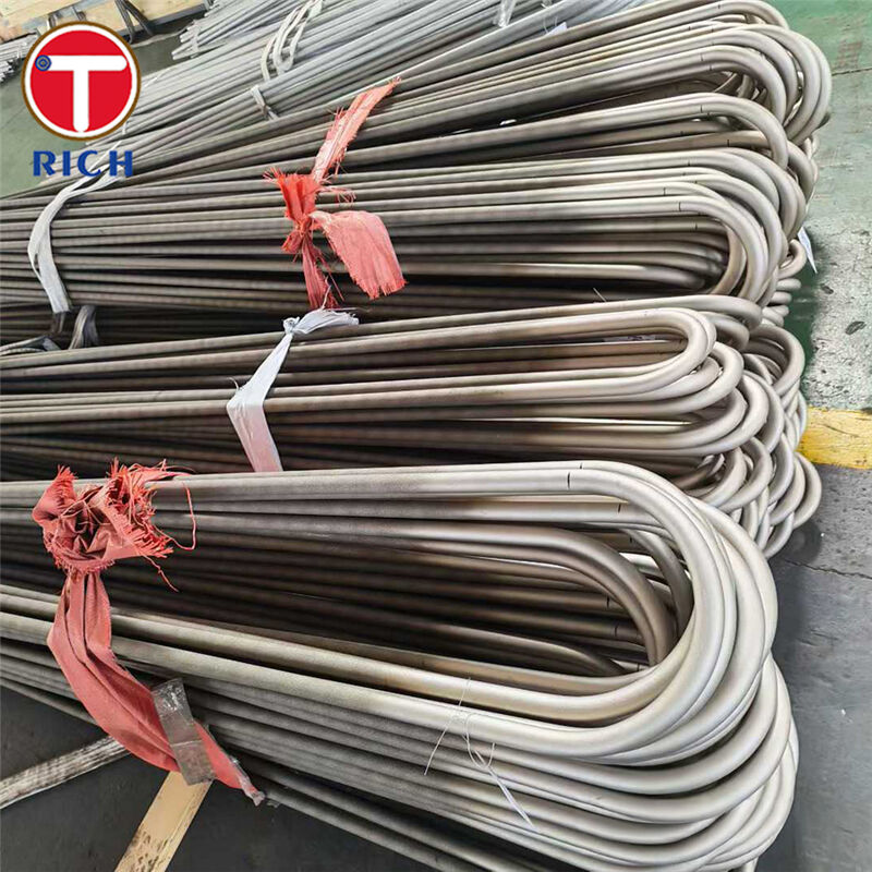 ASTM A179 Tubo de dobra de aço U de baixo carbono sem costura desenhado a frio para trocadores de calor