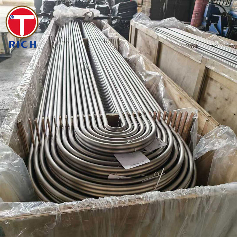 ASTM A179 Tubo de dobra de aço U de baixo carbono sem costura desenhado a frio para trocadores de calor