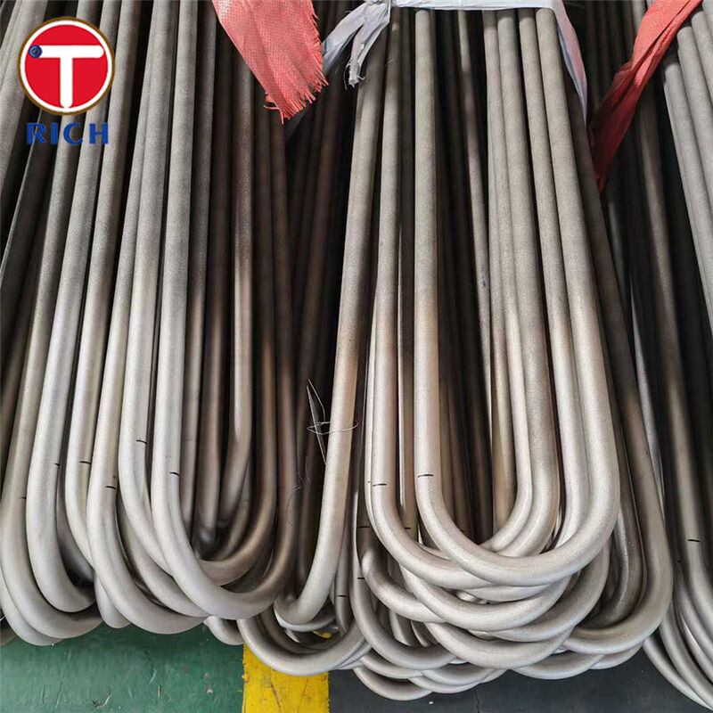 ASTM A179 Tubo de dobra de aço U de baixo carbono sem costura desenhado a frio para trocadores de calor