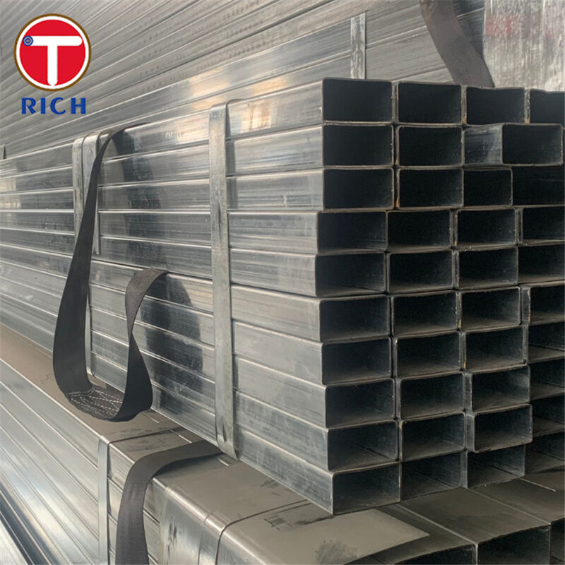 Q235 Tubo quadrado soldado de aço estrutural de carbono para aplicações arquitetônicas com opções de tração a frio e laminados a quente