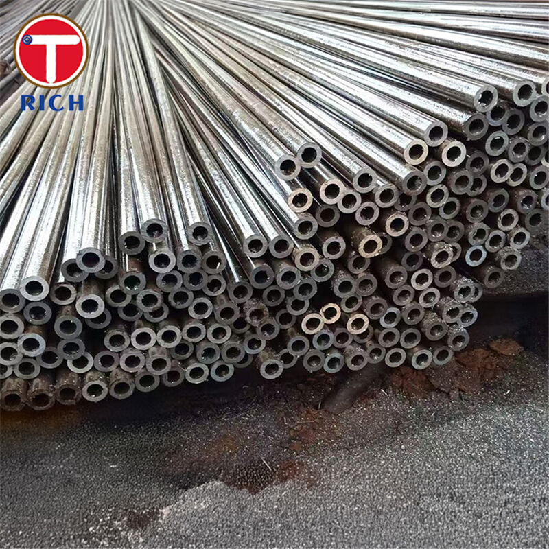 Tubo de Aço Carbono E235N Hidráulico de Precisão Sem Costura Laminado a Frio para Automotivo com Rugosidade Superficial Ra ≤ 4 μm