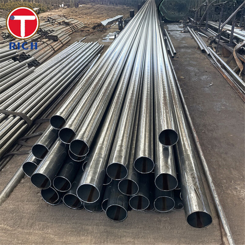 Tubo de Aço Carbono E235N Hidráulico de Precisão Sem Costura Laminado a Frio para Automotivo com Rugosidade Superficial Ra ≤ 4 μm