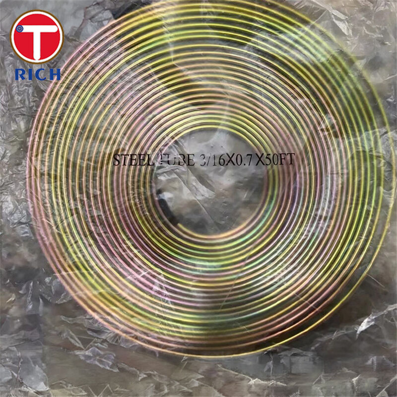SAE J527 Tubos de cobre com diâmetro externo de 4,76-12,7 mm para aplicações de linha de travagem