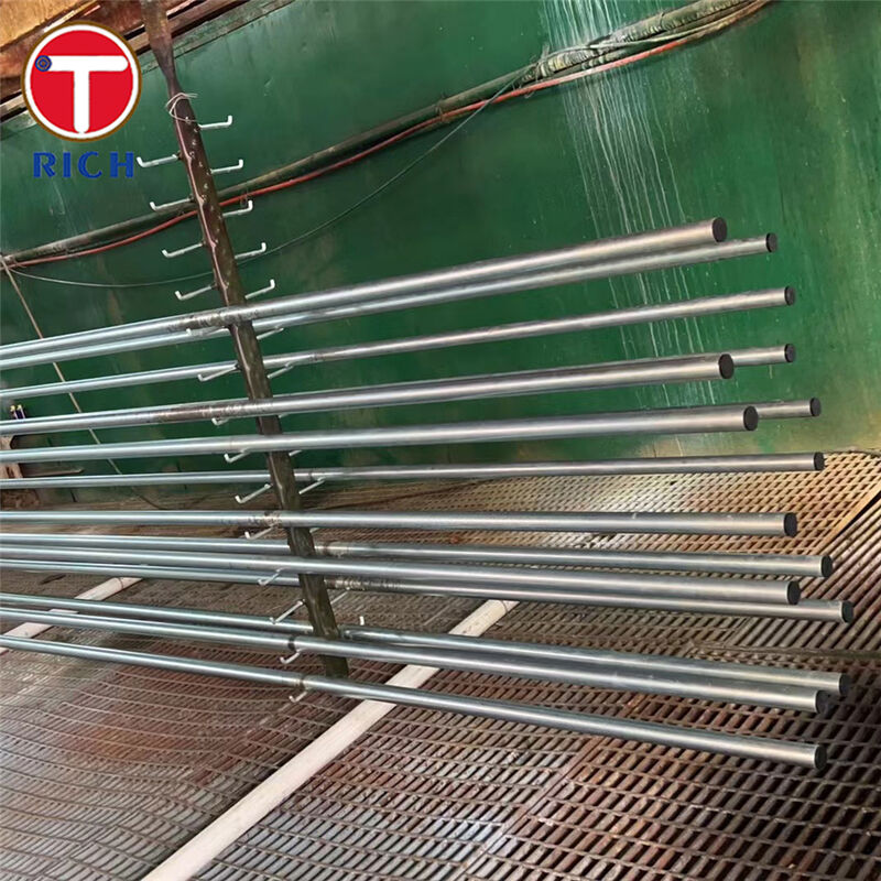 Tubo de precisão trefilado a frio sem costura oco de aço carbono E355+N para aplicações mecânicas