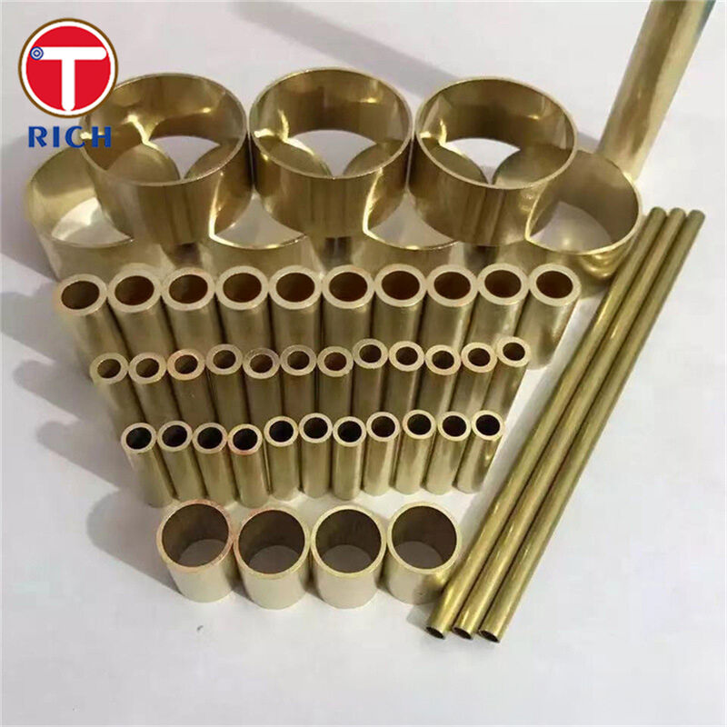 Tubo Condensador de Cobre-Níquel Sem Emendas BFe10-1-1 com Resistência à Corrosão e Durabilidade em Água do Mar para Transferência de Calor Eficiente