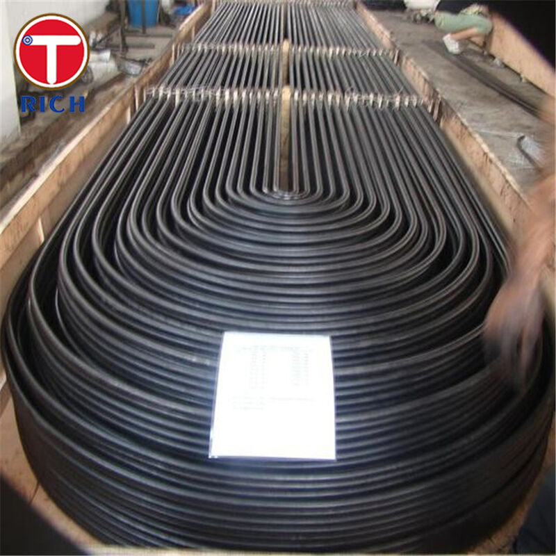 Tubos de Aço Carbono Sem Costura com Curva em U ASTM A179 A192 com Estrutura de Suporte de Pressão e Geometria de Curva em U Controlada para Trocadores de Calor