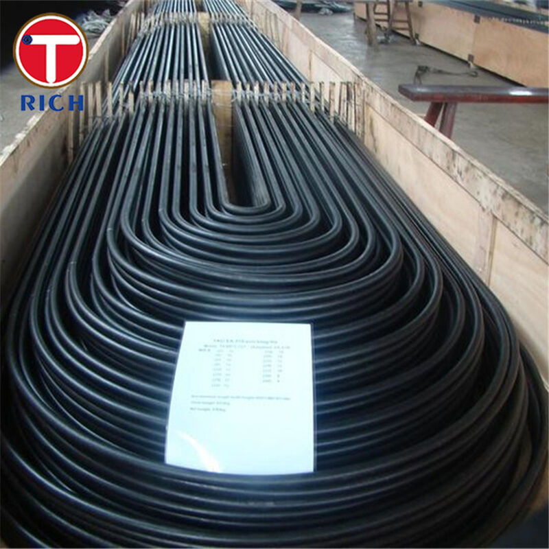 Tubos de Aço Carbono Sem Costura com Curva em U ASTM A179 A192 com Estrutura de Suporte de Pressão e Geometria de Curva em U Controlada para Trocadores de Calor
