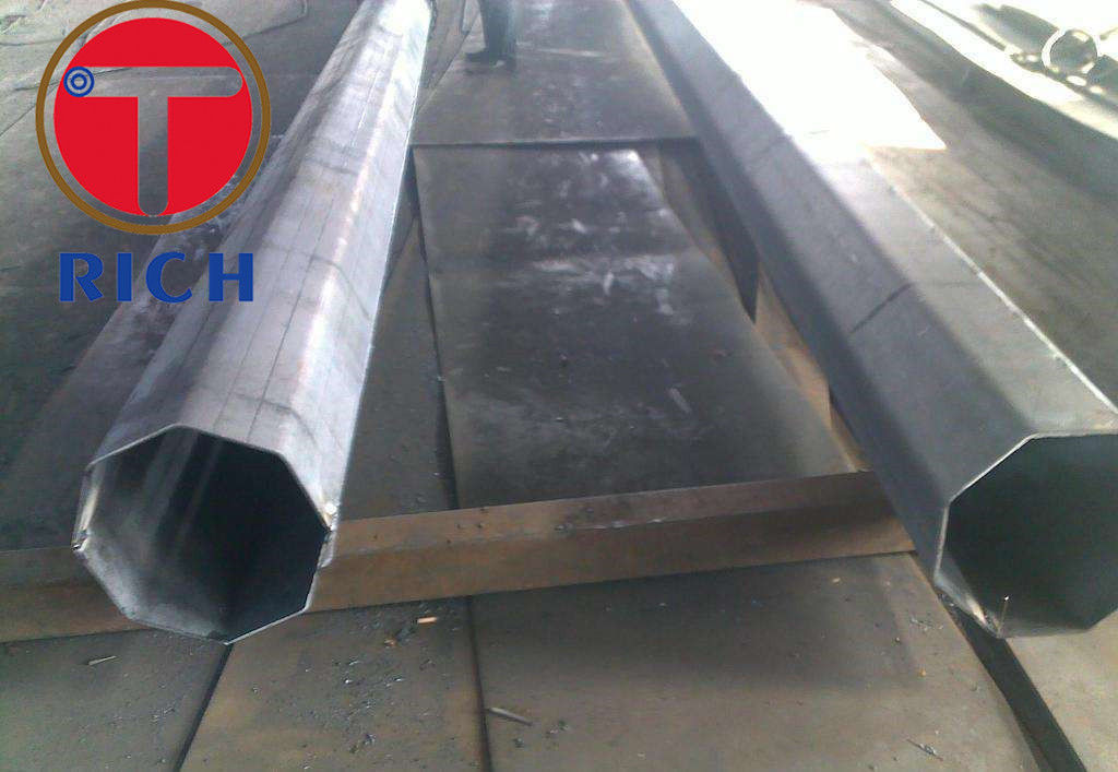 Tubo de aço octogonal galvanizado 2-10mm para andaime fotovoltaico