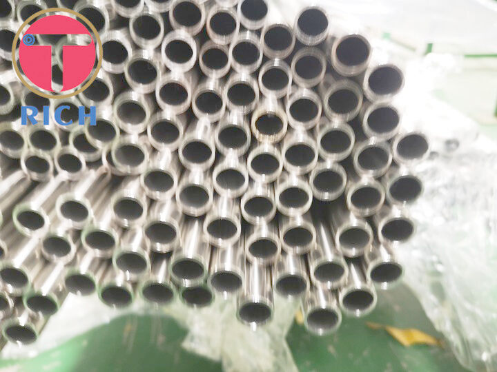 304 comprimentos que cortam o tubo de aço da precisão para o sistema de gás SA269 12 x 1,5 20 x 2