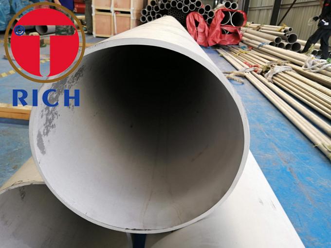 Tubulação de aço inoxidável soldada ERW grande do diâmetro da categoria 302 de AISI ASTM para a indústria petroleira