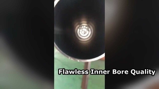 Qualidade do furo interno para inspeção de tubos de aço inoxidável