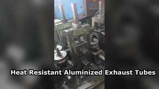 Tubos de escape soldados em aço aluminizado de alta temperatura para o setor automotivo
