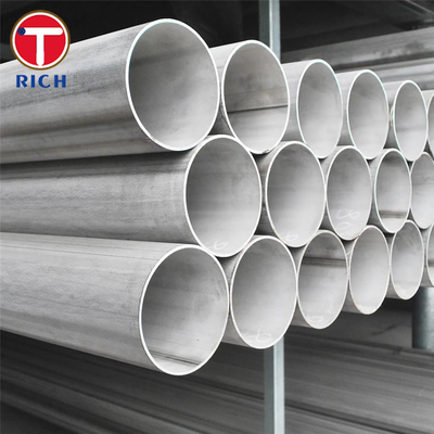 Bom preço. ASTM A358 304 Tubo de aço inoxidável Tubo de aço inoxidável soldado de fusão elétrica para serviço de alta temperatura on-line