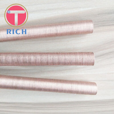 Bom preço. Baixo tubo de aço revestido de cobre Finned sem emenda de C11000 2mm on-line