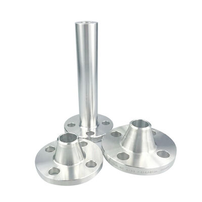 Bom preço. encaixes de tubulação de aço inoxidável de solda longos da flange do pescoço 316Ti on-line