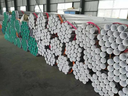 Bom preço. Tubulação de aço Q235 revestida plástica calibre alto da extensibilidade do grande on-line