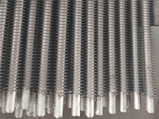 Bom preço. tubos Finned de alumínio da espessura de 0.3mm para o óleo de alta temperatura da condução de calor on-line